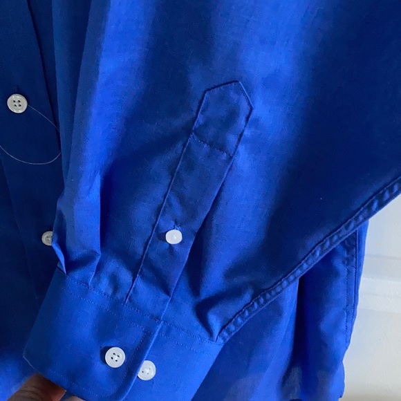 Croft and barrow blue dress shirt 16.5”x 34/35 - Picture 3 of 3